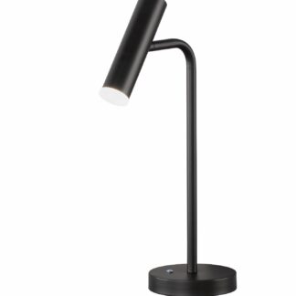 Bordslampa STINA, svart matt-finish, dimbar