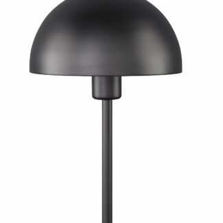 Bordslampa KIA, svart snygg lampa med metallskärm