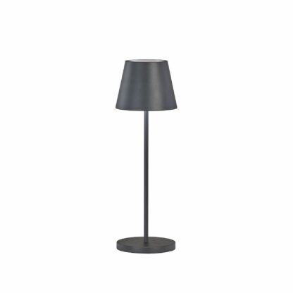 Bordslampa COSENZA 2.0, sand-svart, med sensor dimmer