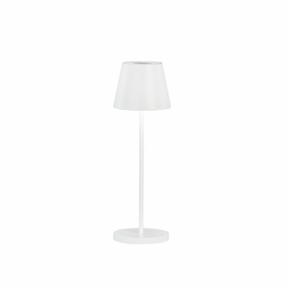 Bordslampa COSENZA 2.0, sand vit, med sensor dimmer