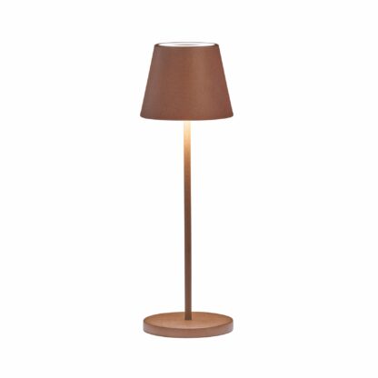 Bordslampa COSENZA 2.0, rost färgad, med sensor dimmer