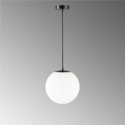 Pendellampa PALAISE, vit glas glob, opal matt finish - Bild 2