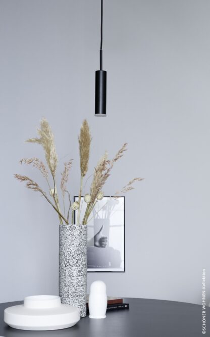 Pendellampa STINA, svart matt-finish, med 3 steg dimmer - Bild 3