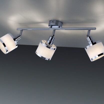 Taklampa ACCOR, kromad spot med tre ljus - Bild 6