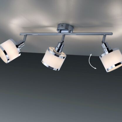 Taklampa ACCOR, kromad spot med tre ljus - Bild 3