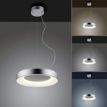 Pendellampa KETO ANIKA, rund modern LED lampa med fjärrkontroll - Bild 5