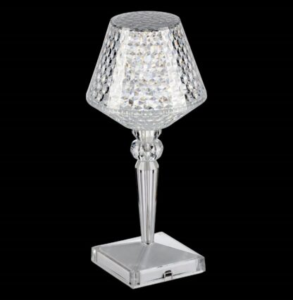 Bordslampa KRISTALA, portabel med USB kabel - Bild 6