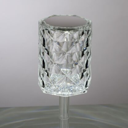 Bordslampa KRISTALA, diamant ljuseffekter, portabel med USB kabel - Bild 10