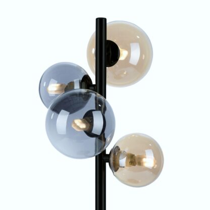 Bordslampa POPSICLE, grå, beige, glaskulor, retro design - Bild 2