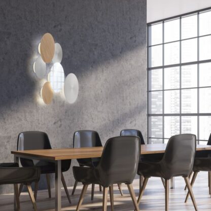 Vägglampa AKKU PUNTUA, LED-batterilampan i matt mässingsfärg - Bild 10