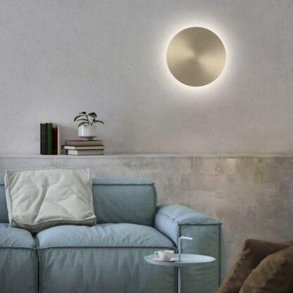 Vägglampa AKKU PUNTUA, LED-batterilampan i matt mässingsfärg - Bild 2