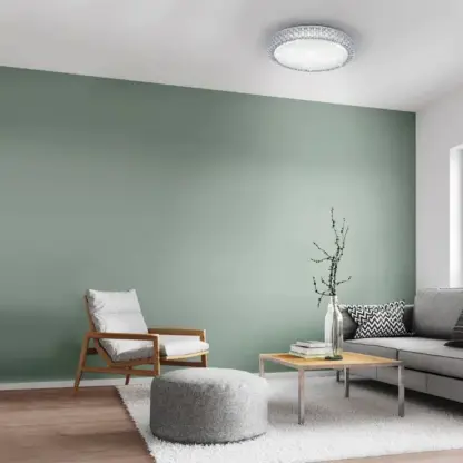 Plafond STAR, LED kristalleffekt, vit, transparent, stjärnhimmel - Bild 3