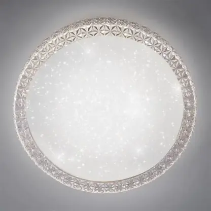 Plafond MISTAR, LED kristalleffekt, vit, transparent, stjärnhimmel - Bild 5