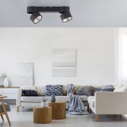 Spotlight PURE-NOLA 2 vridbar, dimbar, svart - Bild 2