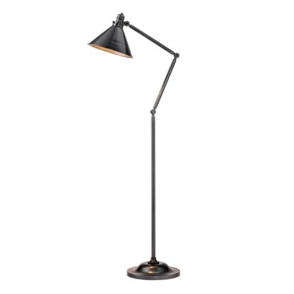 Golvlampa LOVA metall skärm antik brons