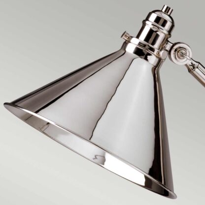Golvlampa LOVA metall skärm polerad nickel - Bild 2