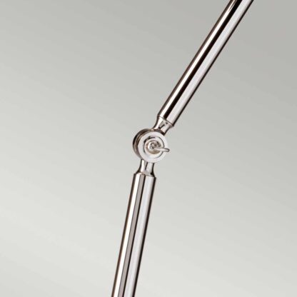 Golvlampa LOVA metall skärm polerad nickel - Bild 3