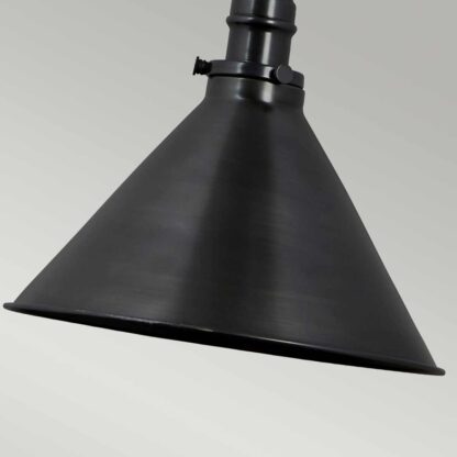 Vägglampa o taklampa LOVA metall skärm antik brons - Bild 3