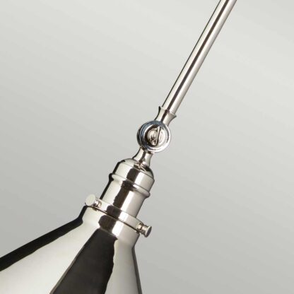 Vägglampa o taklampa LOVA skärm polerad nickel - Bild 3