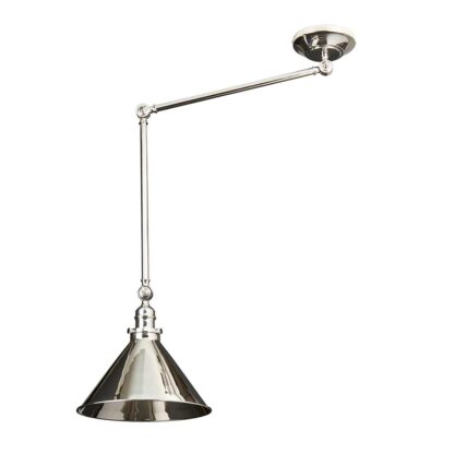 Vägglampa o taklampa LOVA skärm polerad nickel - Bild 6