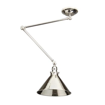 Vägglampa o taklampa LOVA skärm polerad nickel - Bild 7