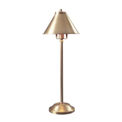 Bordslampa LOVA stick metall skärm mässing