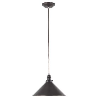 Pendellampa LOVA metall skärm brons
