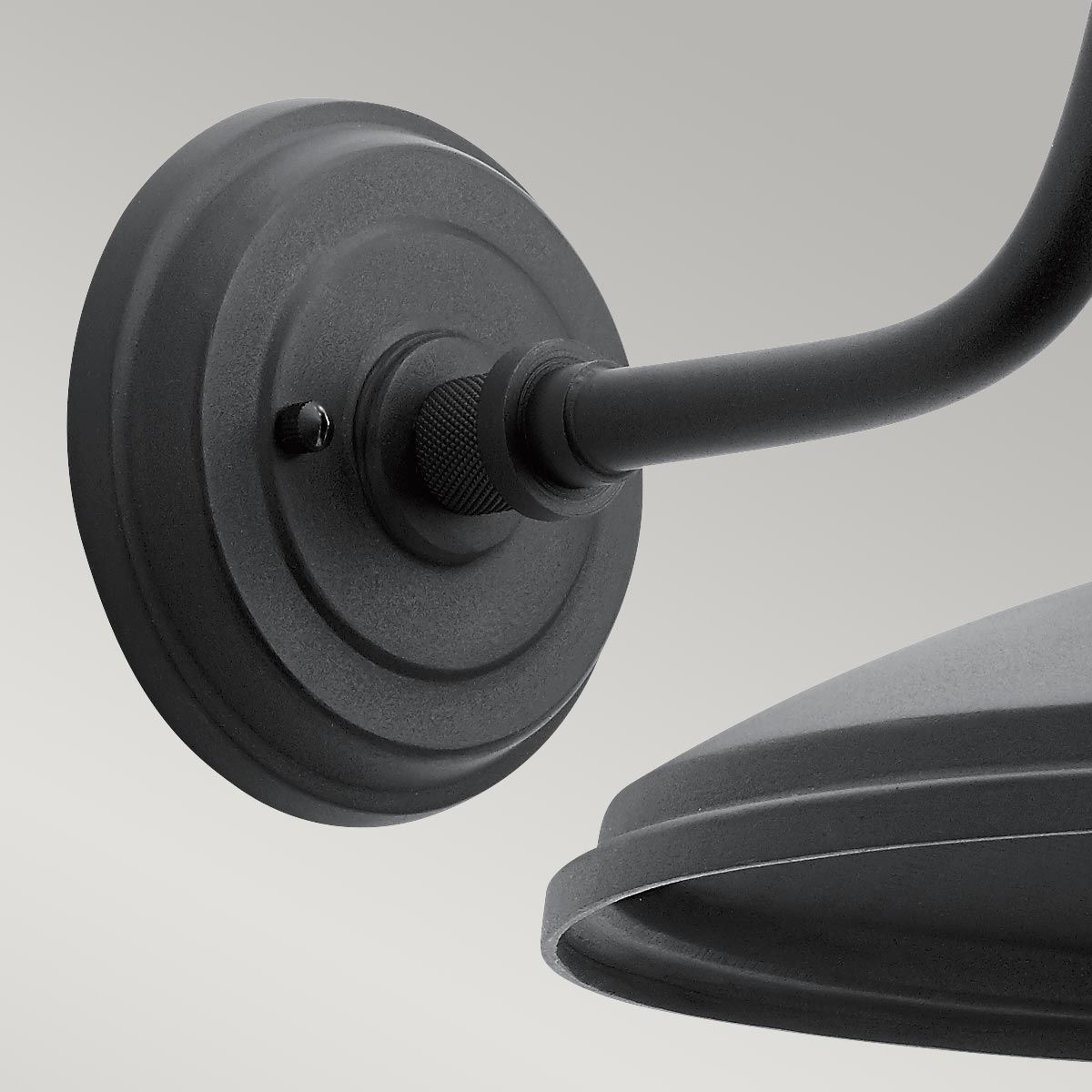 Fasadlampa ALLENBURY medium - strukturerad svart - Bild 7