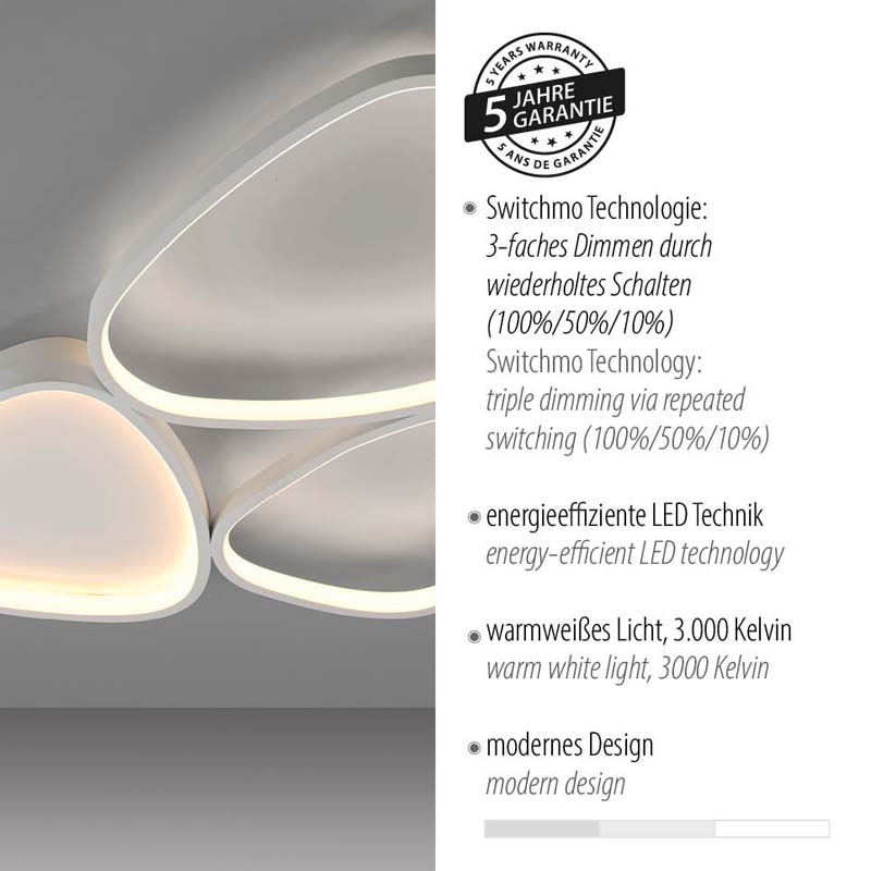 Taklampa PEBBLES - Bild 4