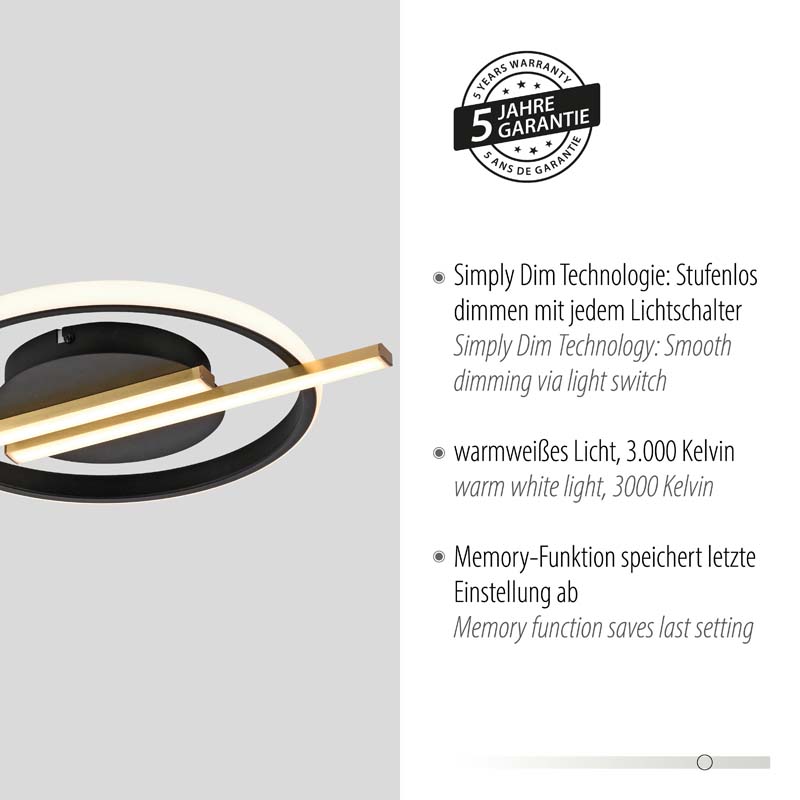 Taklampa KORSA - Bild 4