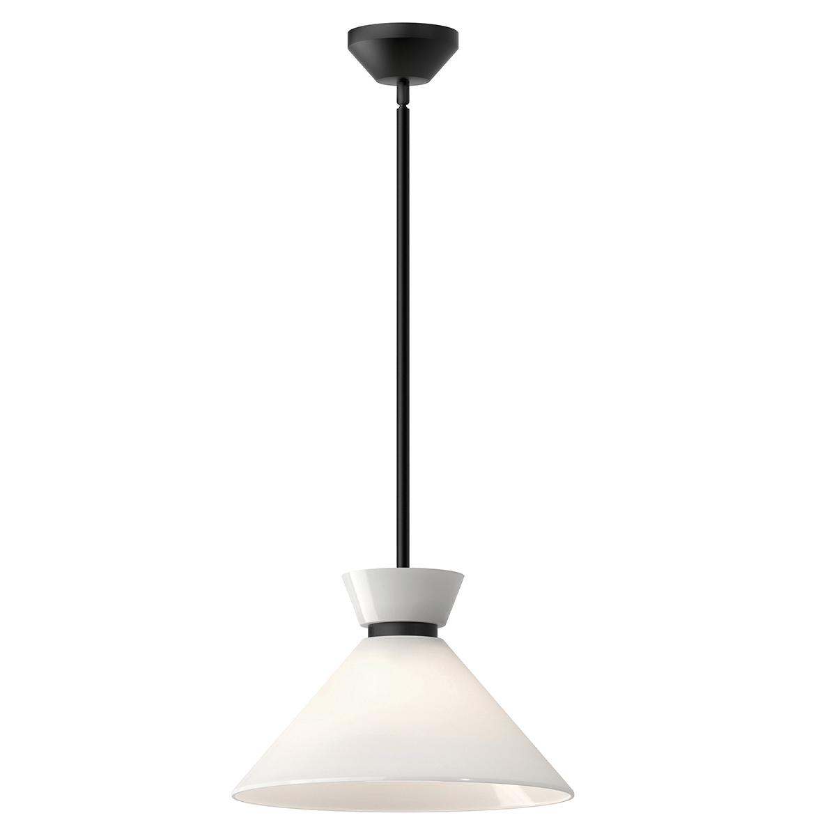 Pendellampa HALSTON, matt svart - Bild 2