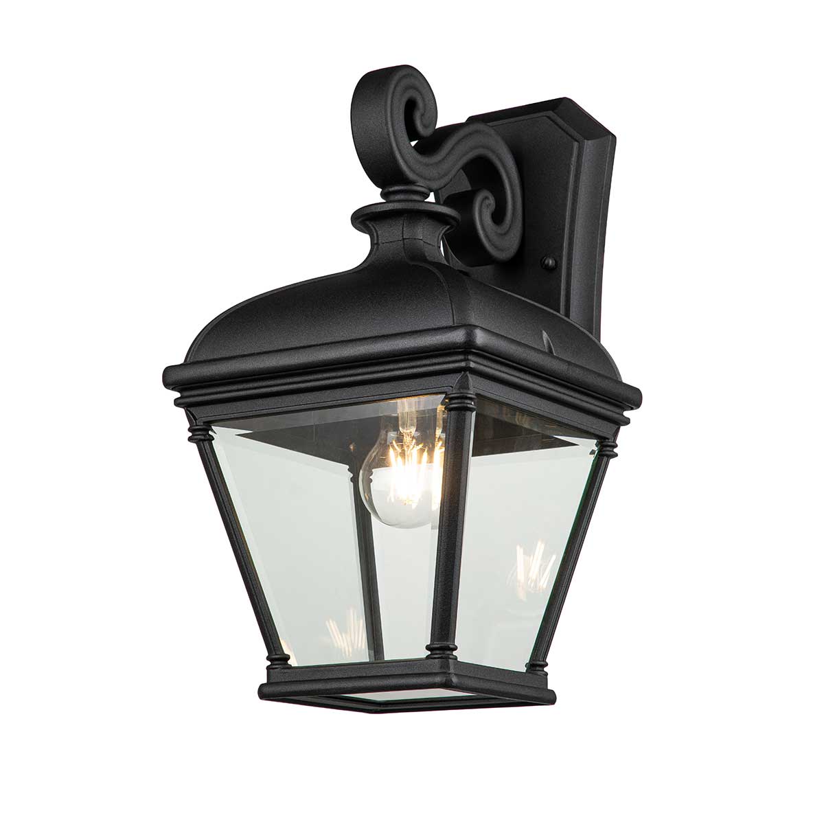 Utomhusvägglampa BAYVIEW, svart