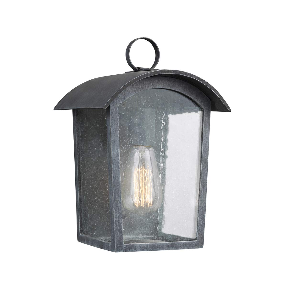 Utomhusvägglampa HODGES, asksvart