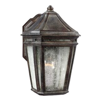 Utomhusvägglampa LONDONTOWNE, kastanj