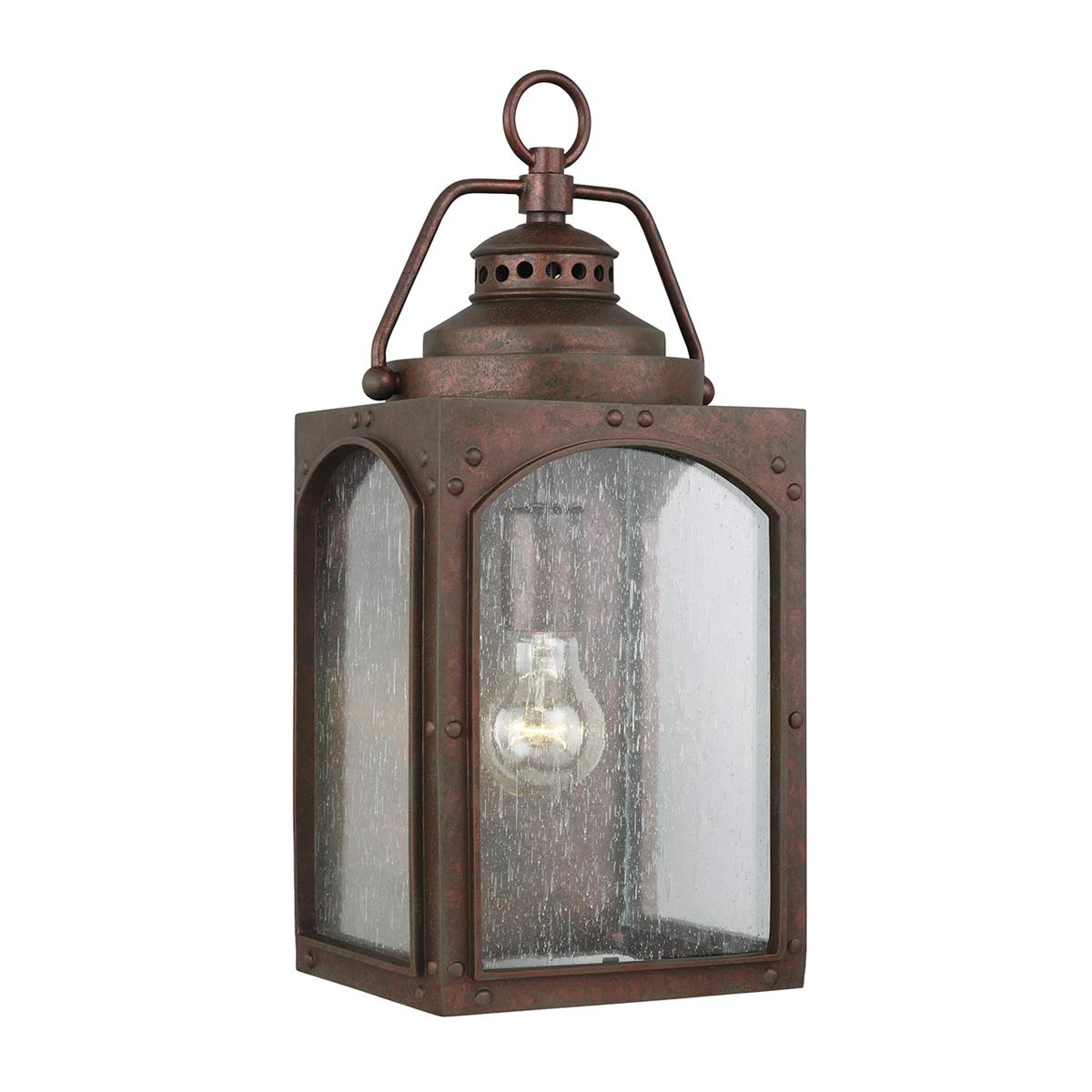 Utomhusvägglampa RANDHURST, kopparoxid