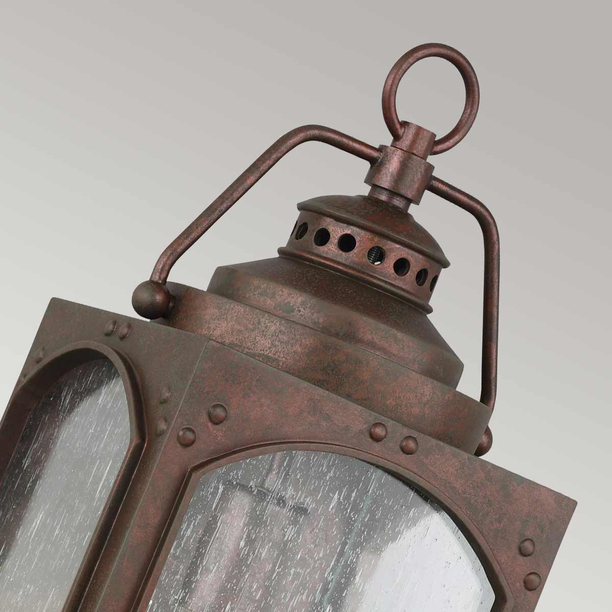 Utomhusvägglampa RANDHURST, kopparoxid - Bild 4