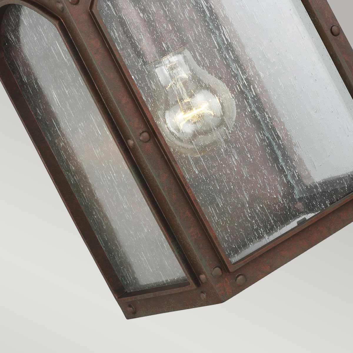 Utomhusvägglampa RANDHURST, kopparoxid - Bild 5