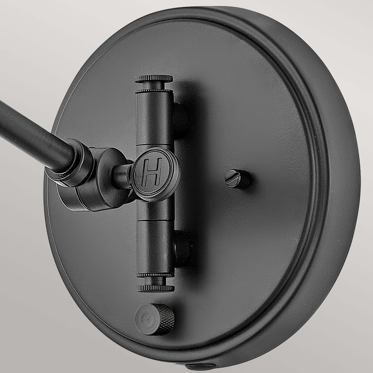 Vägglampa ARTI, svart, svart rottingskärm - Bild 7