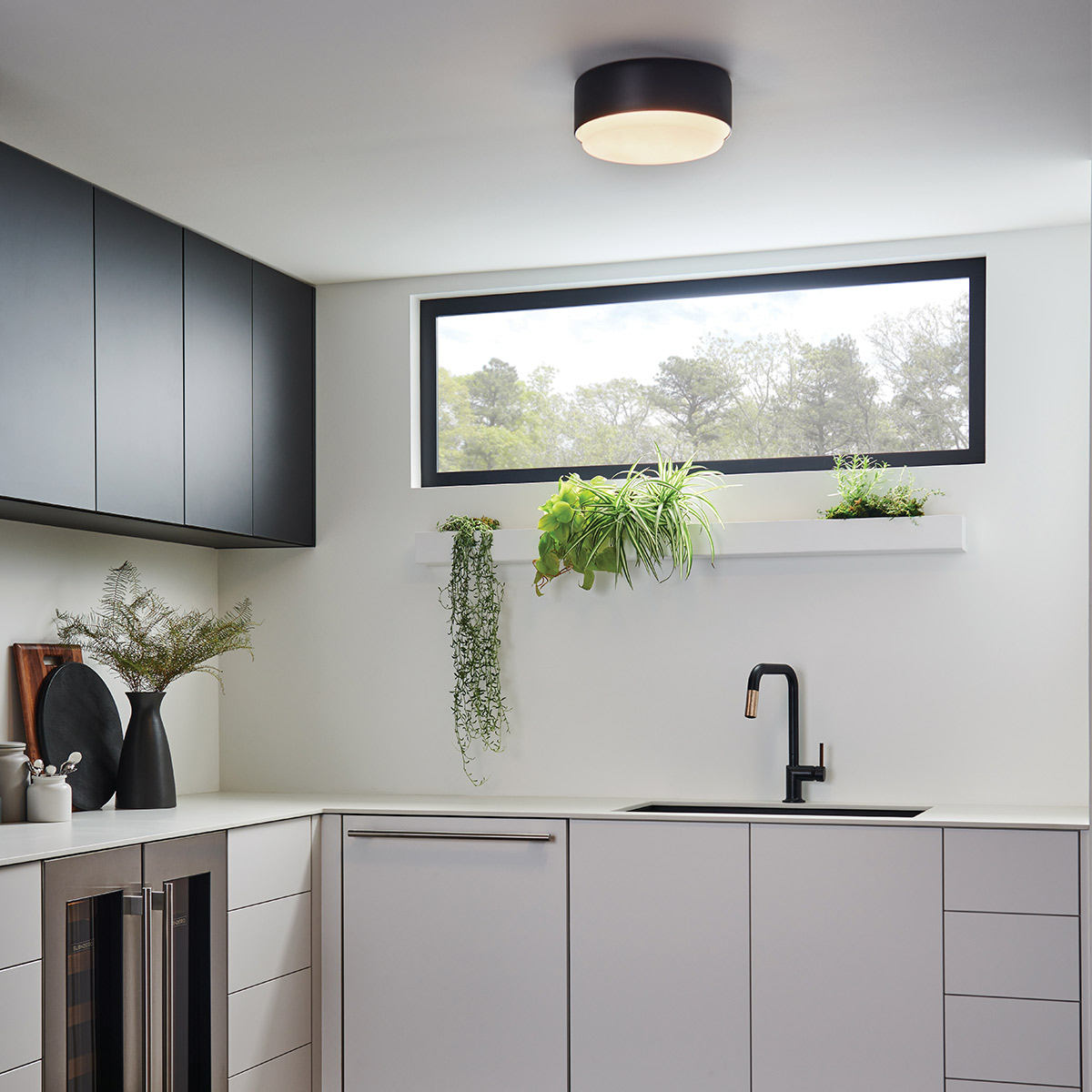 Taklampa CEDRIC, svart - Bild 5