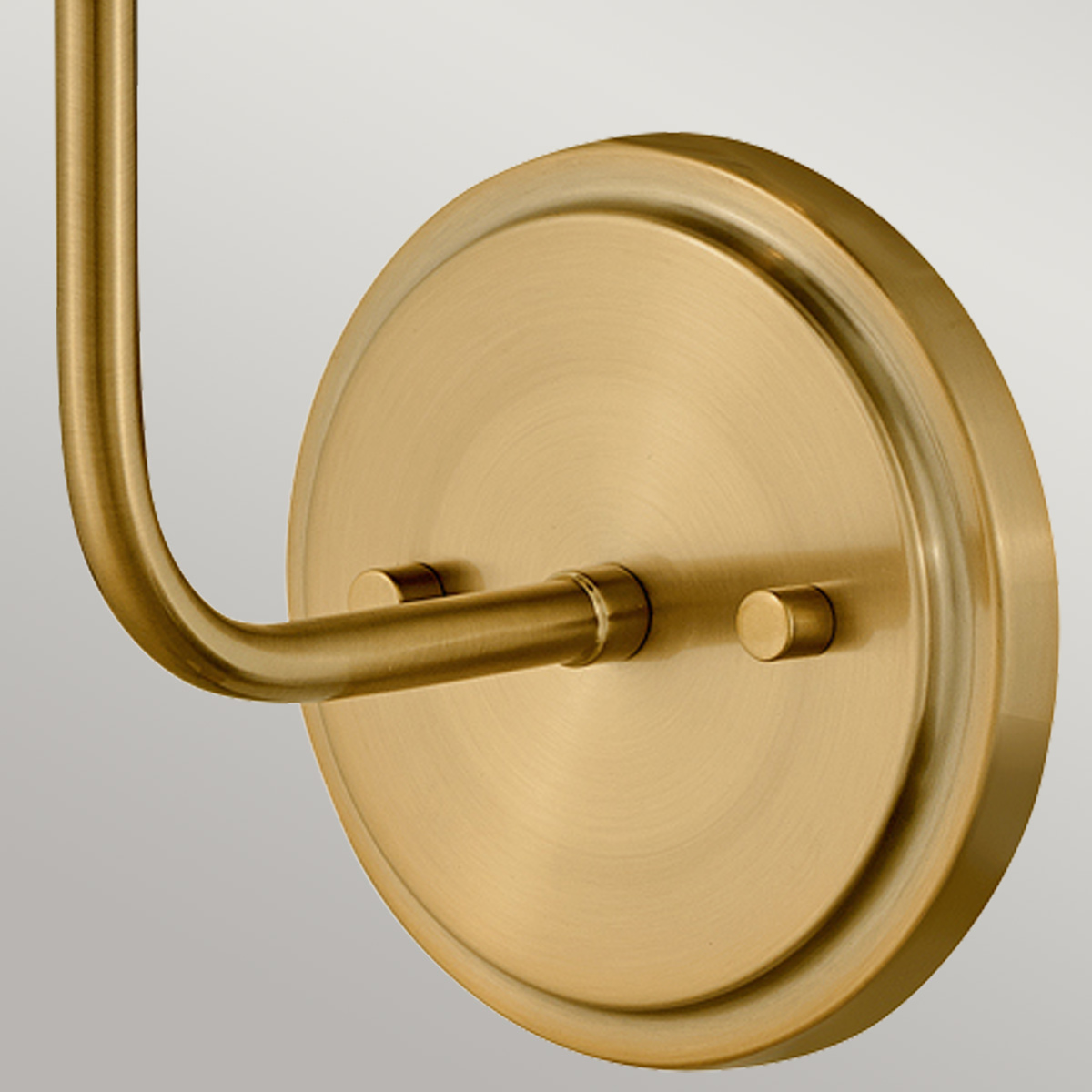 Vägglampa CLARKE, varm mässing och svart metallskärm - Bild 5