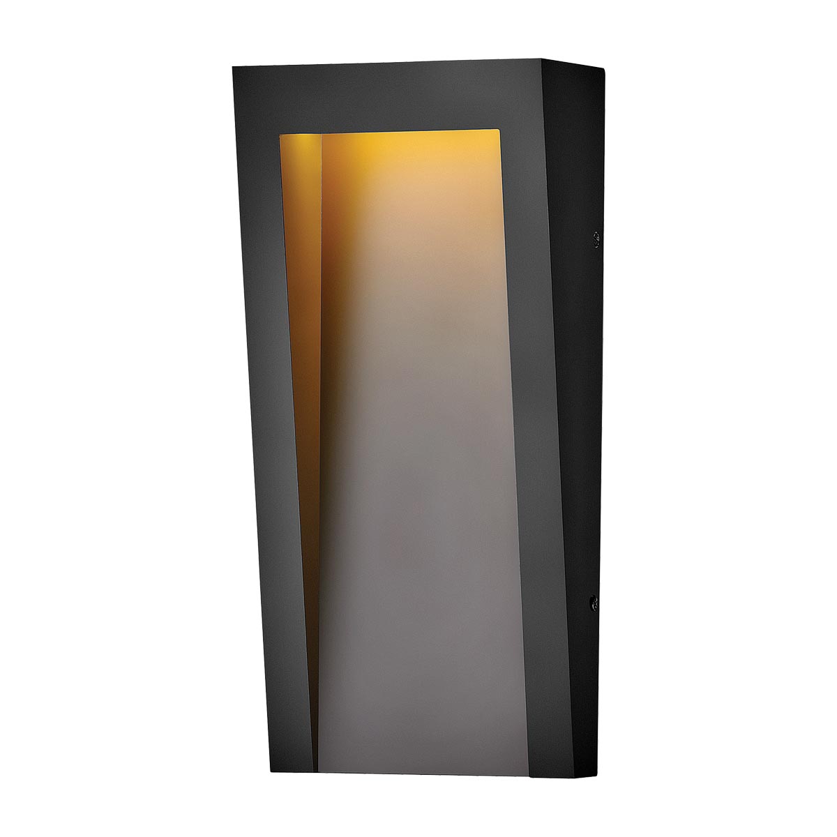 Fasadlampa TAPER, texturerad svart