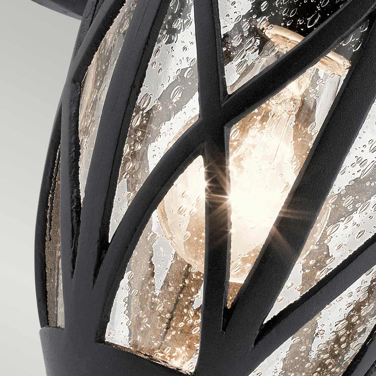 Fasadlampa ADMIRALS COVE, texturerad svart - Bild 5