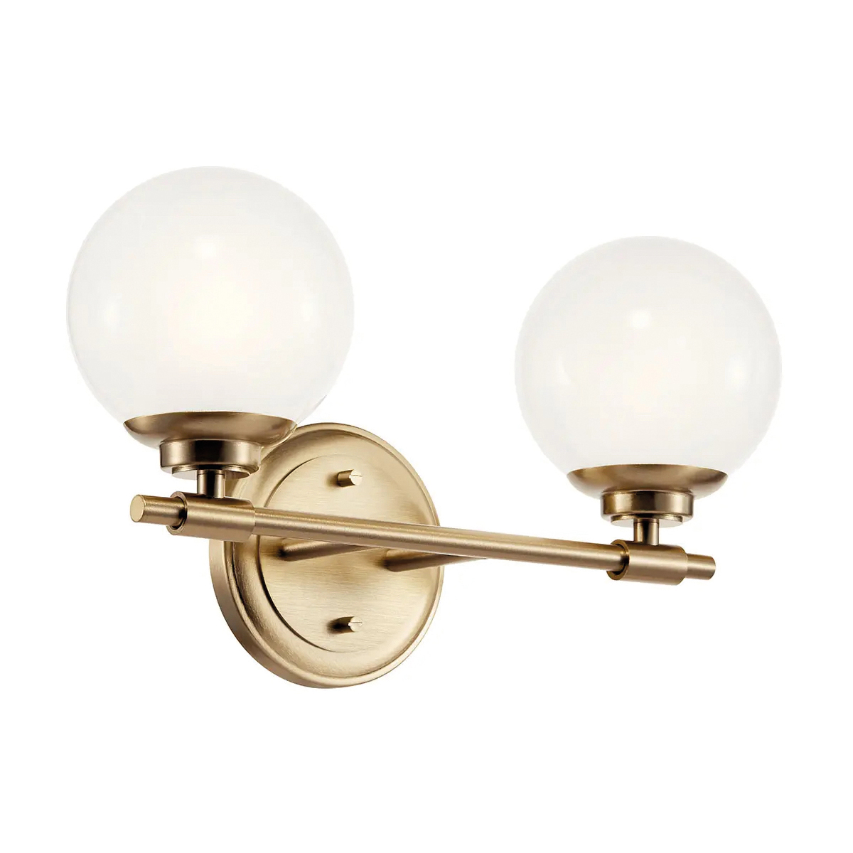 Vägglampa BENNO, champagnebrons