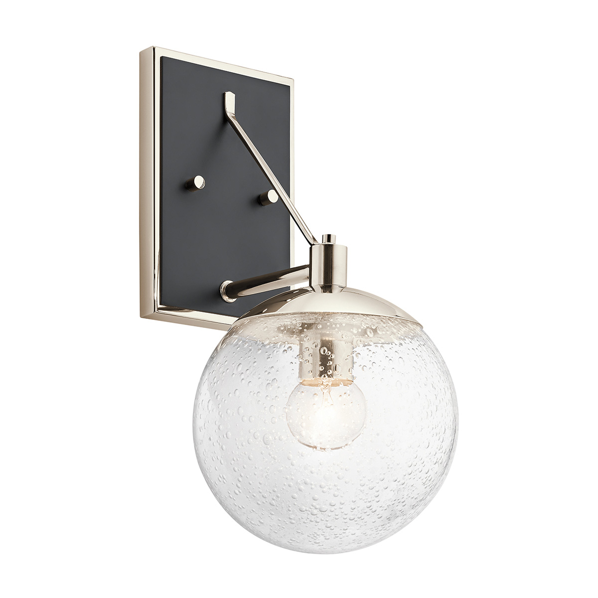 Vägglampa MARILYN, polerad nickel