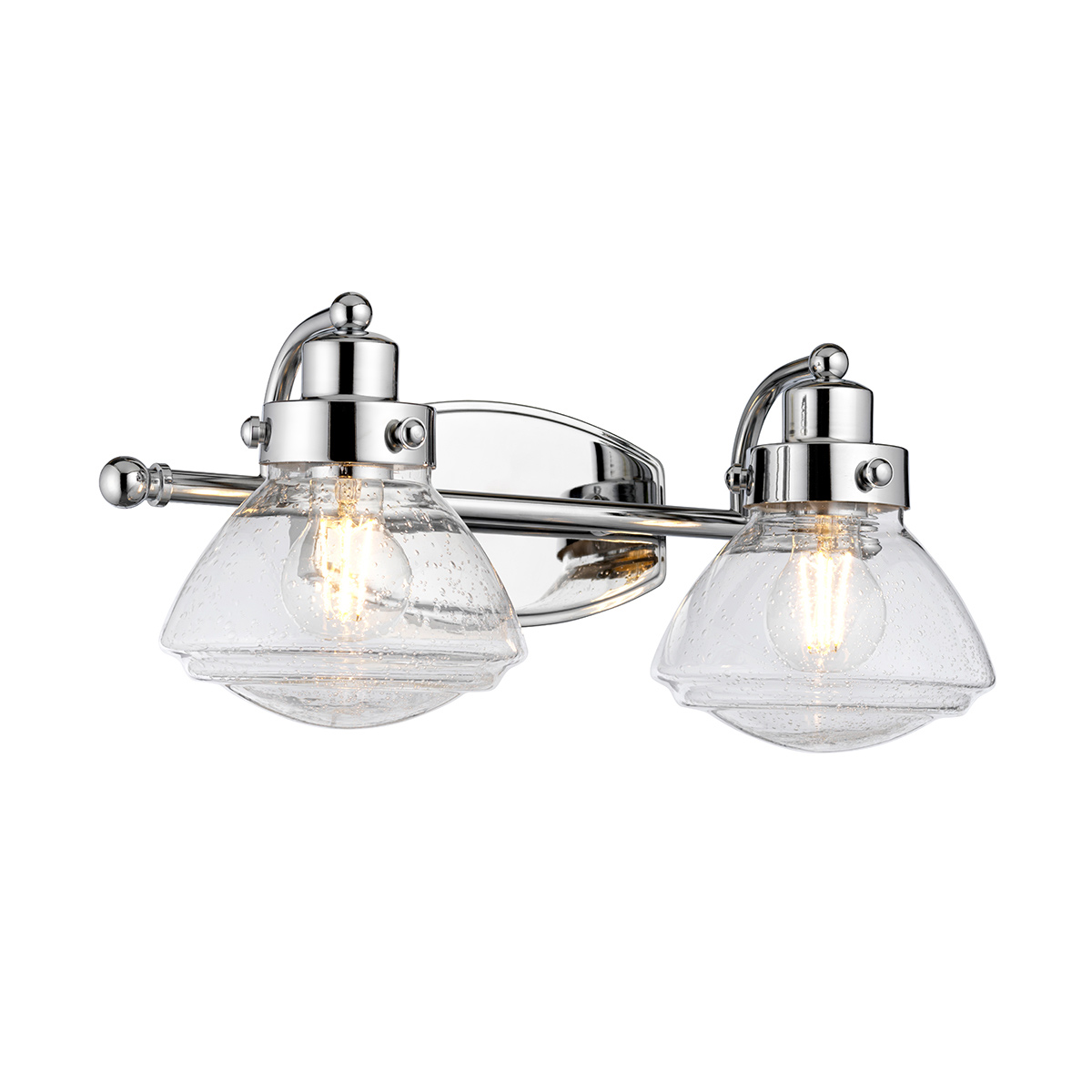 Vägglampa SCHOLAR 2, polerad krom