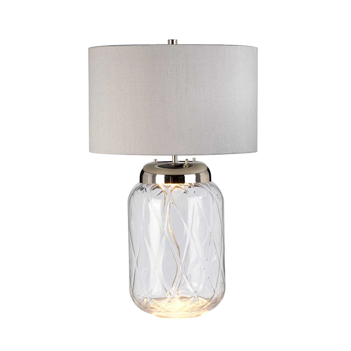 Bordslampa SOLA, polerad nickel