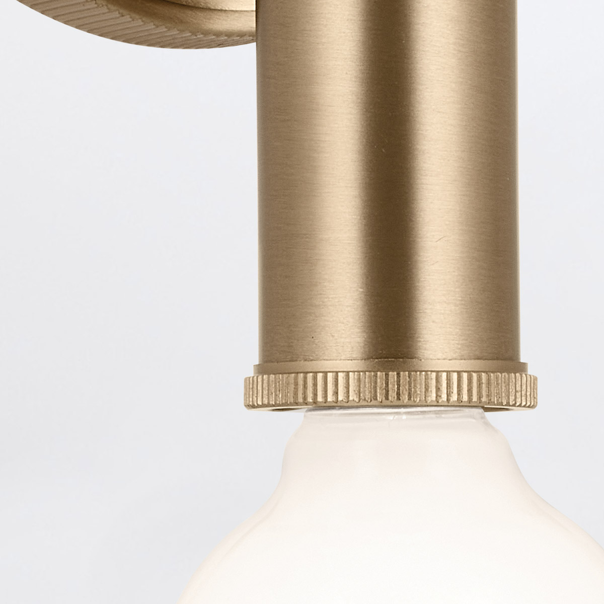 Vägglampa TORCHE, champagnebrons - Bild 9