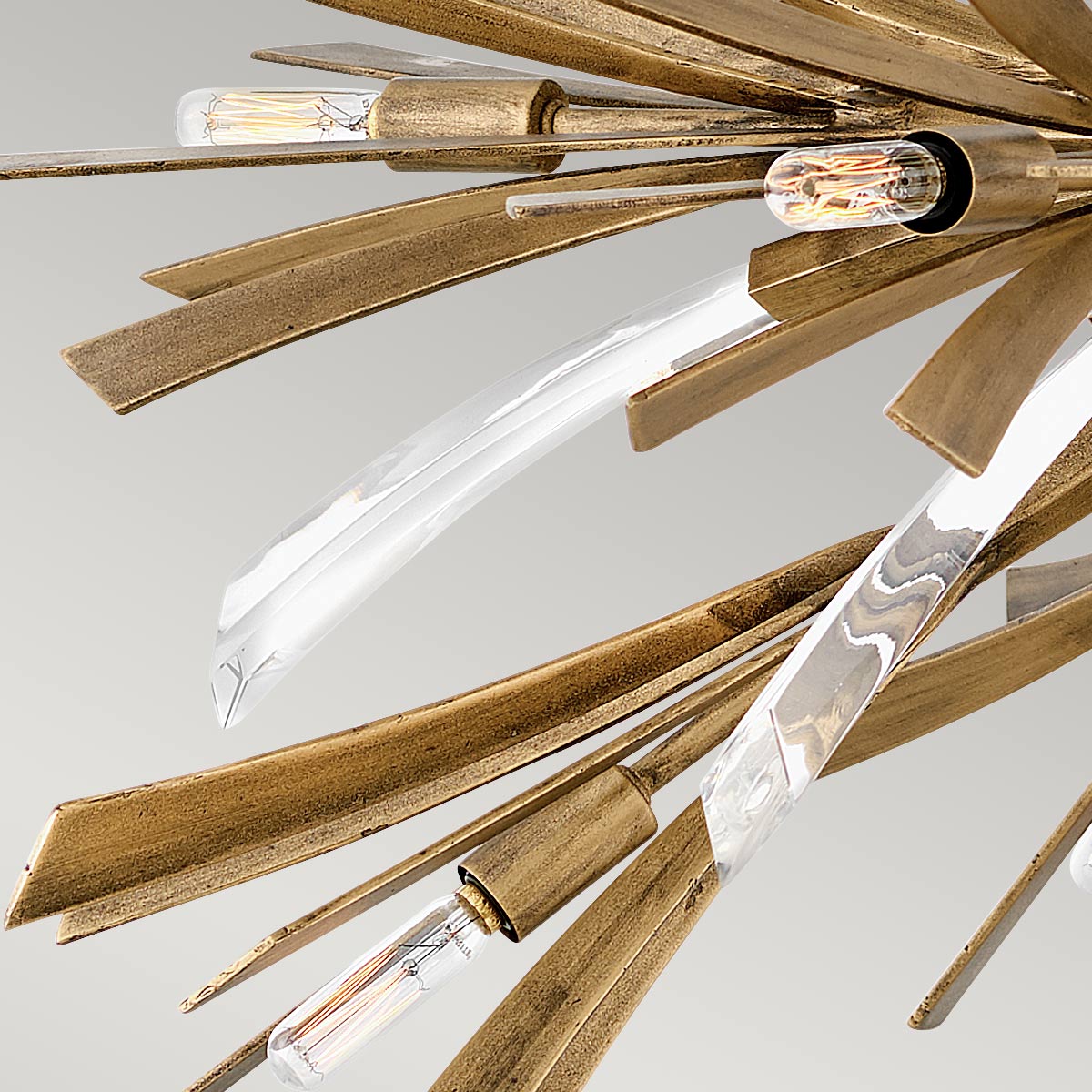 Pendellampa VIDA, polerat guld - Bild 2