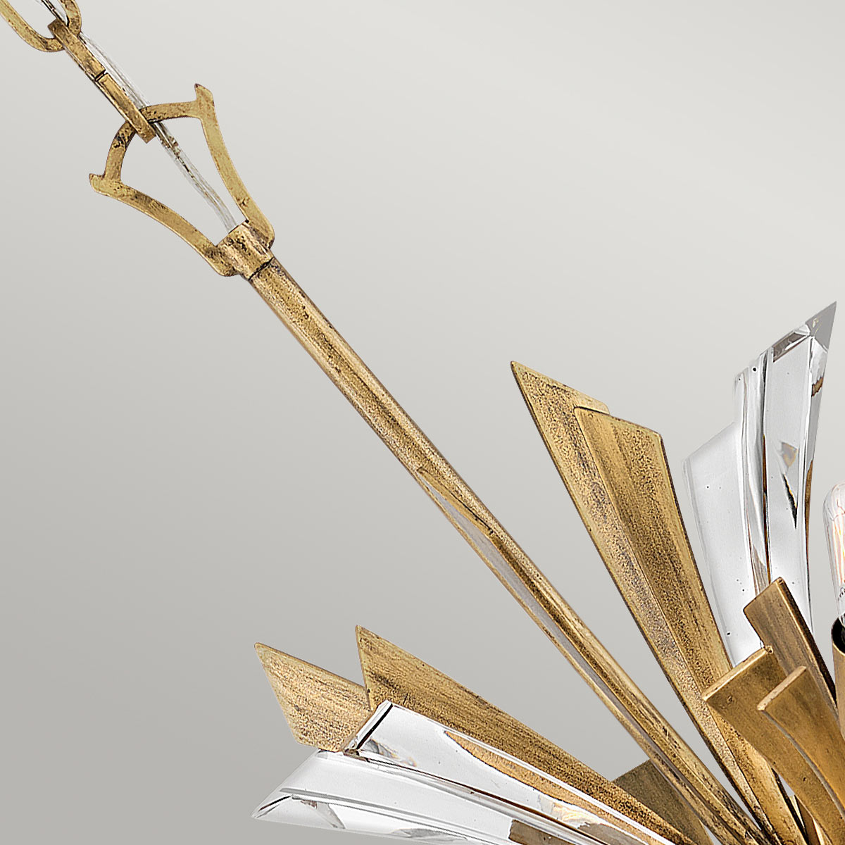 Pendellampa VIDA, polerat guld - Bild 4