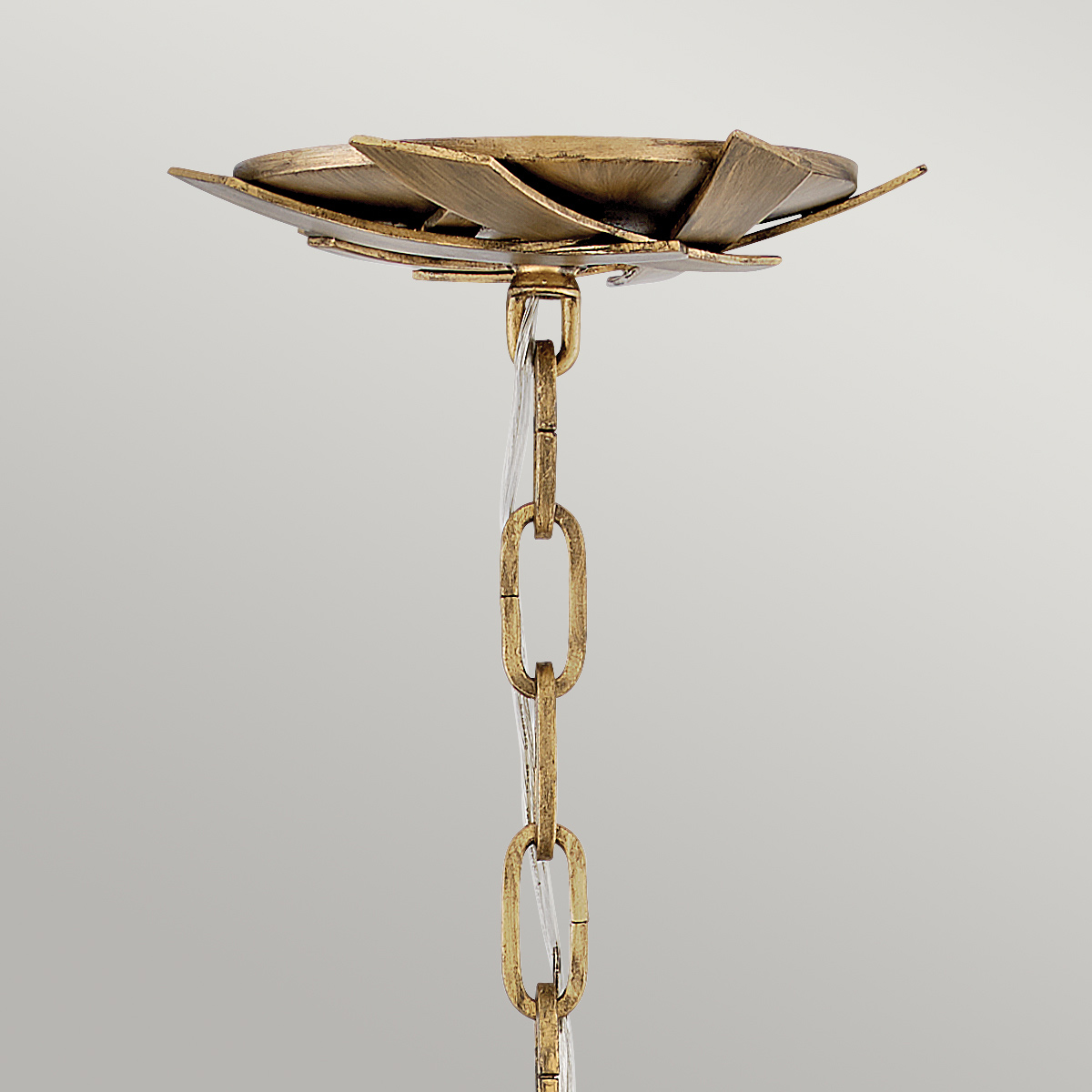 Pendellampa VIDA, polerat guld - Bild 3
